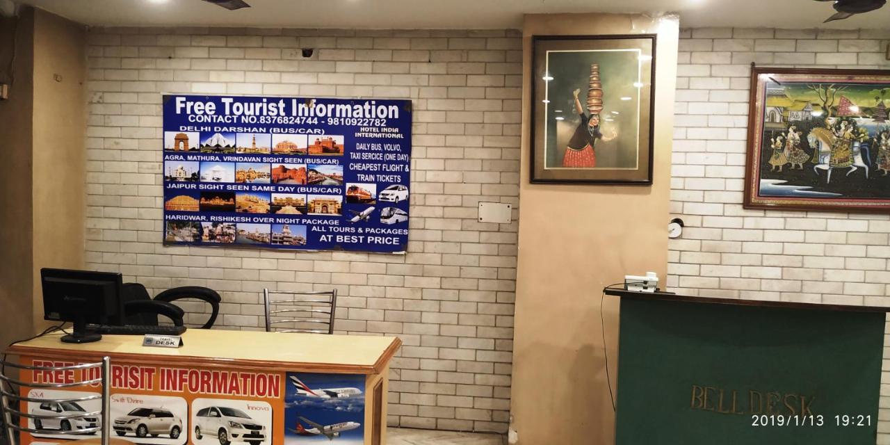 Hotel India International Nuova Delhi Esterno foto
